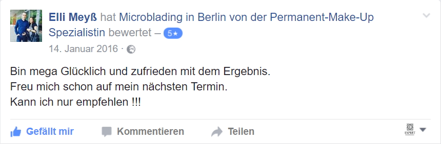 Bewertungen 16 Permanent Make-up Berlin