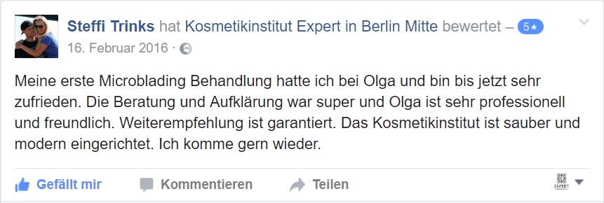 Bewertungen 8 Permanent Make-up Berlin