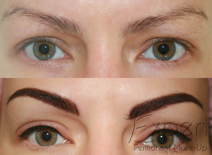 Permanent Make-up Augenbrauen-Vollschattierung