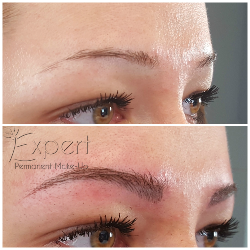 Microblading Vorher-Nachher-Bild 3