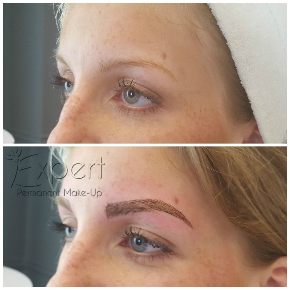 Microblading Vorher-Nachher-Bild 4