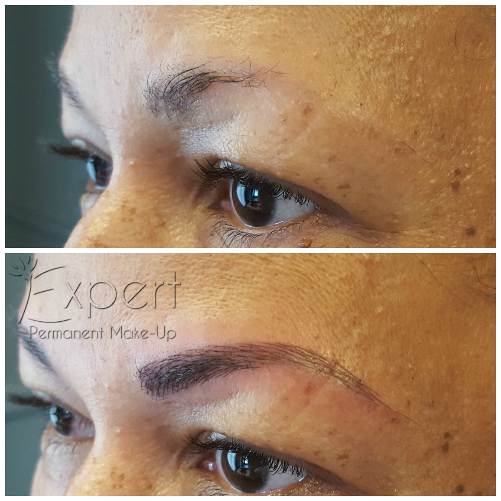 Microblading Vorher-Nachher-Bild 11