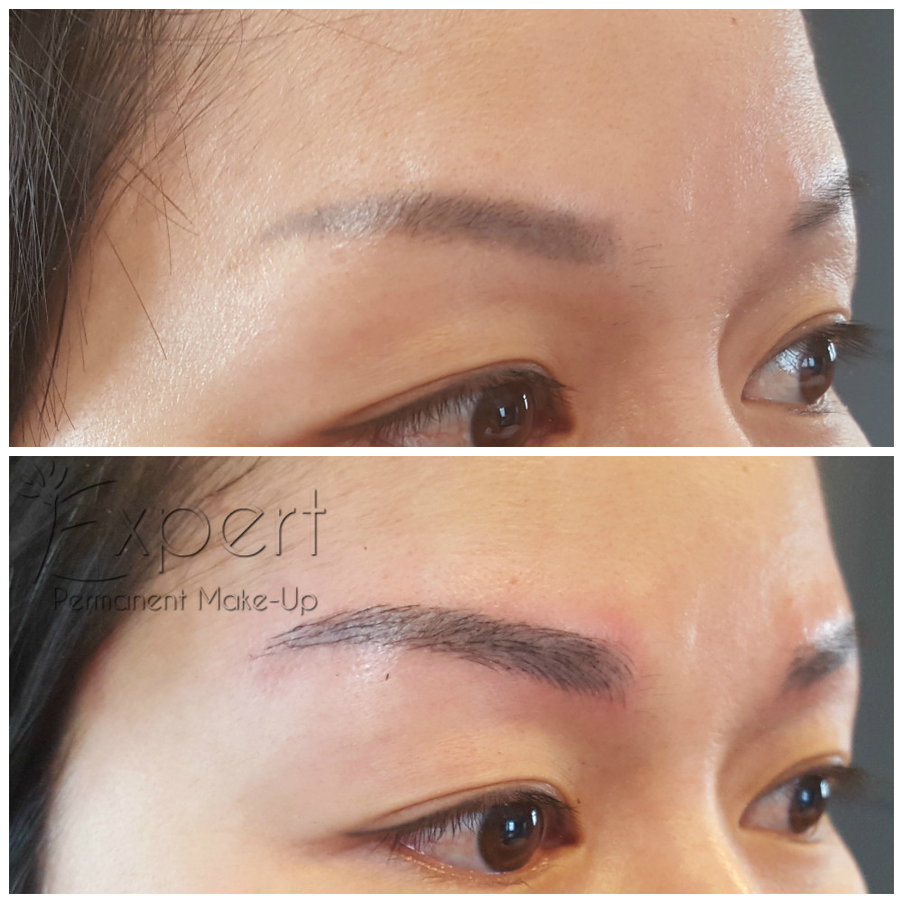 Microblading Vorher-Nachher-Bild 12