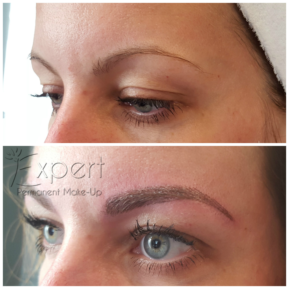 Microblading Vorher-Nachher-Bild 14